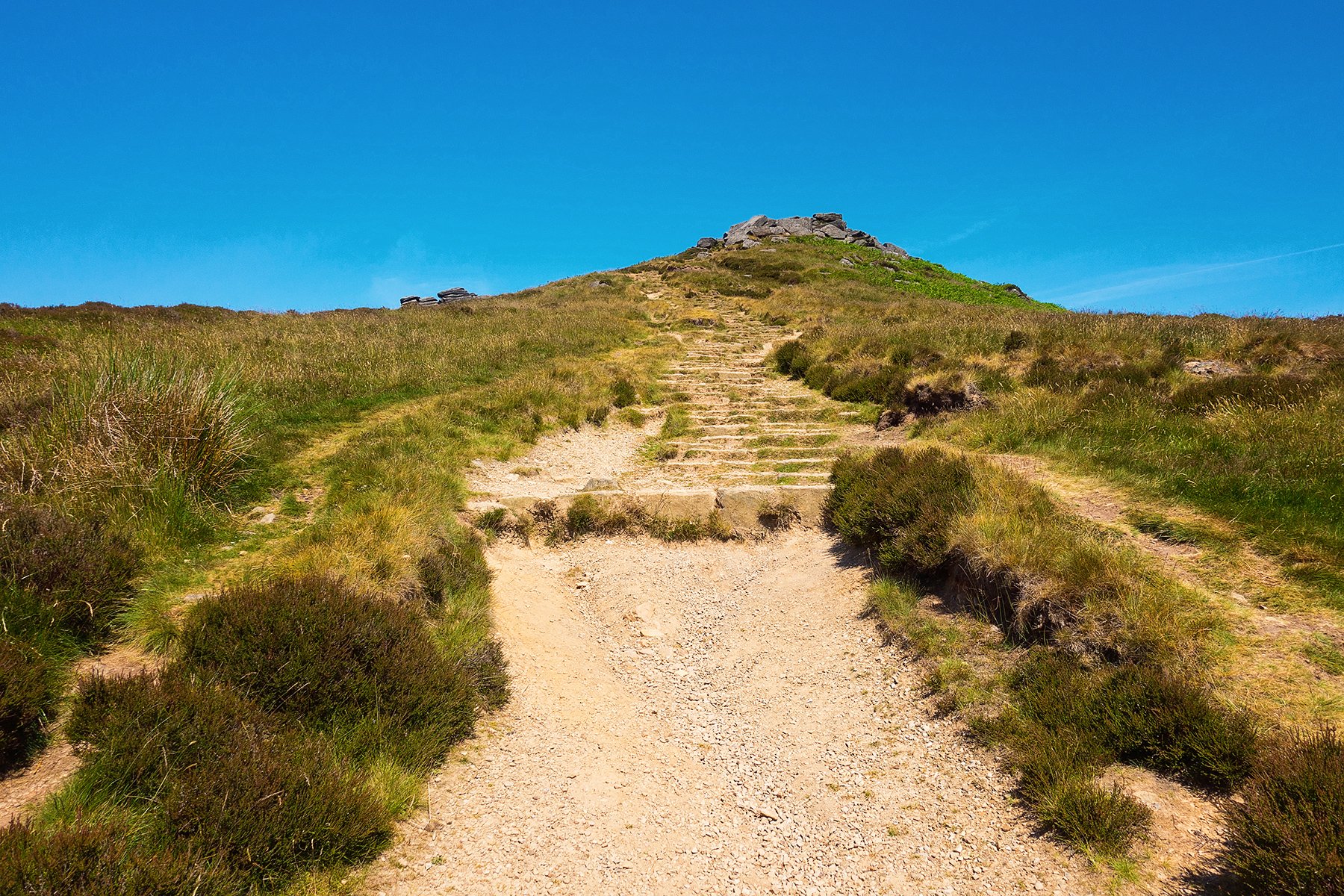 Higger Tor and Carl Wark in the Peak District