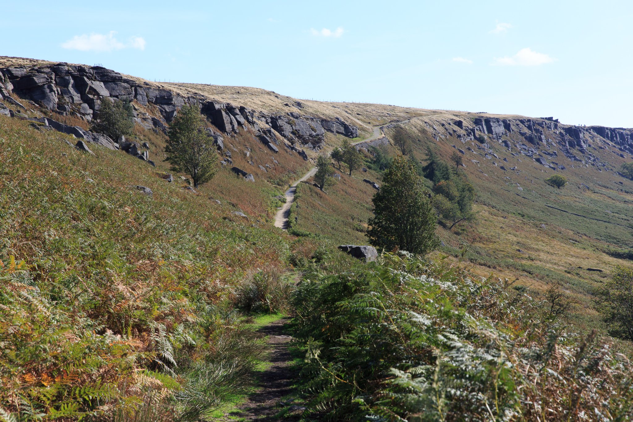 Stanage Edge in the Peak District