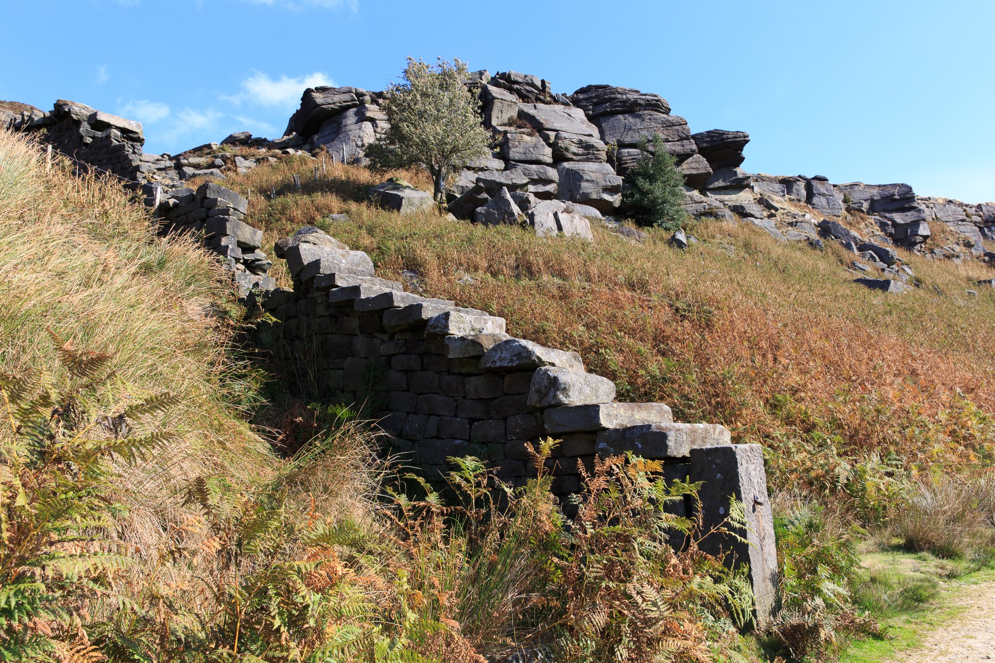Stanage Edge in the Peak District
