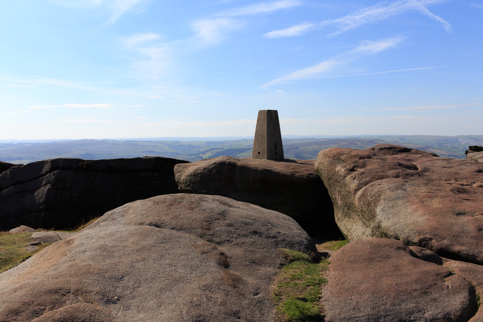 Cowper Stone trig point