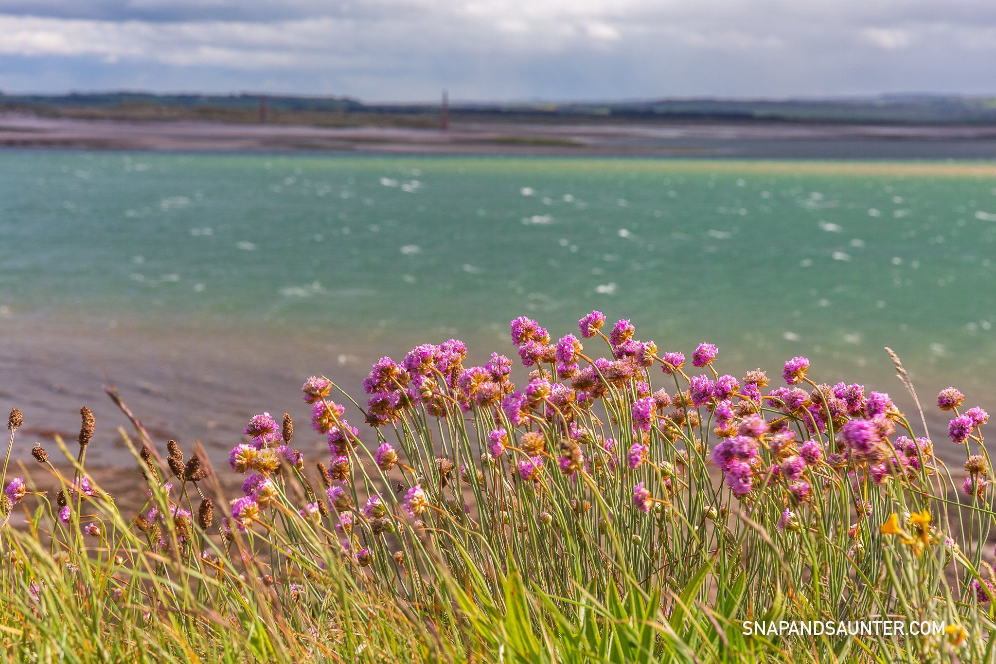 View from Lookout Tower on Lindisfarne Island