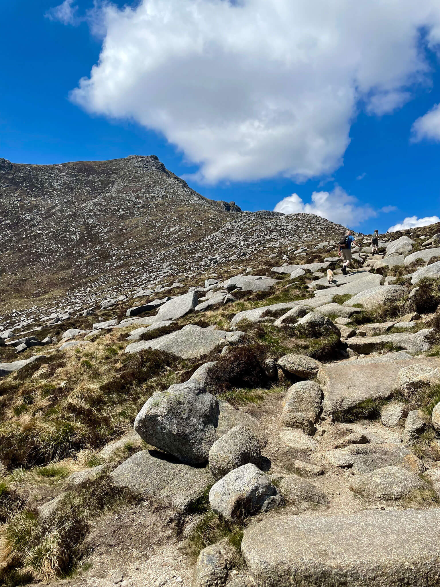 rocky path to a mountain